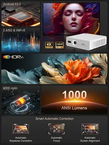 Proyector DLP Portátil Jenovox M5000 Mini 1000 ANSI con Batería Integrada, Resolución Nativa 1080P Full <span class=keywords><strong>HD</strong></span>, Compatible con 4K HDR, para Exteriores y Negocios - Product Image 3