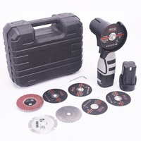 Mini-meuleuse d'angle sans fil 3 pouces 16,8 V, polisseuse électrique rechargeable, outil électrique portatif pour le bricolage du métal