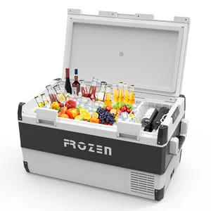 FROZENホットセール100Lキャンプ用冷蔵庫ポータブル大容量冷蔵庫車用冷蔵庫12v車用冷蔵庫冷凍庫