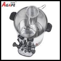 Eau chaude potable Double robinets Chaudière numérique en acier inoxydable Lait chaud Bouteille électrique de 20 litres Télécommande 2000 230 CN;GUA