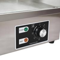 Wajan Listrik 220V Komersial Baja Tahan Karat untuk Restoran, Bisnis Katering, Peralatan Dapur Profesional