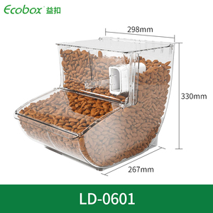 Contenitore di noci di grano ECOBOX con paletta contenitore di stoccaggio contenitore di cibo chiaro alla rinfusa bidone di <span class=keywords><strong>plastica</strong></span> <span class=keywords><strong>per</strong></span> <span class=keywords><strong>alimenti</strong></span> <span class=keywords><strong>per</strong></span> negozi - Product Image 6