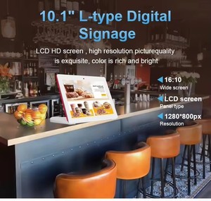 Nouveau kiosque en libre-service de type L, tablette PC Android 10,1 pouces, processeur quadricœur Rockchip, écran tactile capacitif, Wi-Fi, RJ45, POE, NFC - Product Image 3