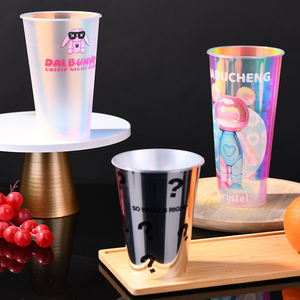 أكواب بلاستيكية للقهوة أحادية الاستعمال صديقة للبيئة من البولي بروبلين بسعر الجملة أكواب لشاي فقاعات قابلة لإعادة الاستخدام مخصصة بوبا كيوت 16 أونصة - Product Image 5