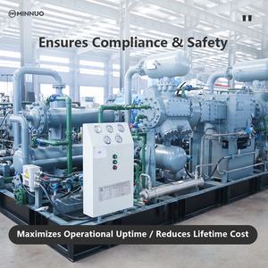 Compressore d'aria affidabile per il sistema generatore di azoto-fonte completa per la produzione di Gas N2 in loco - Product Image 2