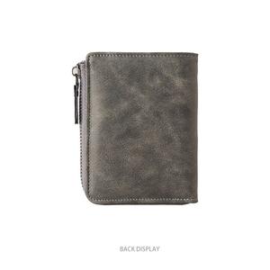 Cartera de Negocios Retro de PU para Hombre de Alta Calidad, Gran Capacidad, Cierre Corto, Multifuncional, Portátil, con Clip para Monedas, a la Moda - Product Image 3