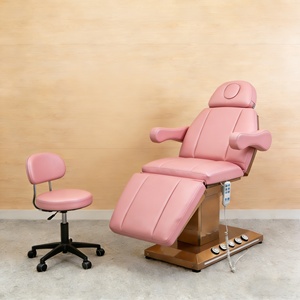 Mesa <span class=keywords><strong>de</strong></span> Masaje Estética <span class=keywords><strong>de</strong></span> Lujo Dorada, Ajustable, para Salón, <span class=keywords><strong>Spa</strong></span>, Tratamientos, Eléctrica, para Masajes Faciales, Cosméticos y Belleza - Product Image 1