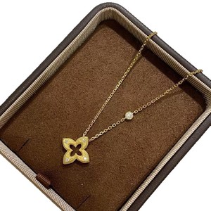 <strong>Italian</strong> French Style Vintage Light Luxury Diamond <strong>Star</strong> Pendant Gold Plated Hollow Clover Necklace Trendy Main Zircon Versatile - Product Image 5