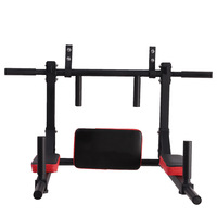 Barre de traction murale avec station de dips, équipement de gym à domicile pour l'entraînement de force