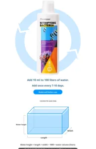Elementos Traza en Agua de Mar SPS Calcio MGKH Estroncio Potasio Yodo para Acuarios de Coral LPS Mejora del Color Nutritivo - Product Image 3