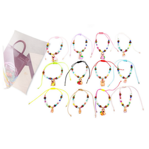 Bracciale Kapibala con perline colorate, gioielli alla moda regolabili per donne e ragazze - Product Image 1