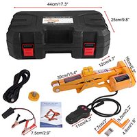 Cric hydraulique électrique portable 5-en-1 DC12V avec éclairage LED, capacité 5 tonnes, garantie 12 mois, hauteur minimale 12 pouces, 150 PSI, 20 kVA