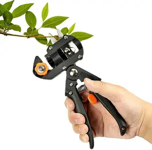 Máquina portátil para enxerto de árvores frutas, aparelho para enxertia de jardim, ferramenta para corte de árvores frutíferas e vinhas