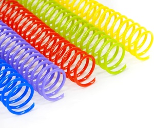 Thân thiện với môi trường vật nuôi hoặc vật liệu PVC nhiều màu xoắn ốc dây O cho cuốn sách RÀNG BUỘC - Product Image 2