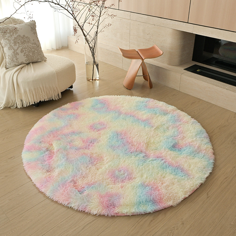 Cercles tie-dye - couleurs arc-en-ciel