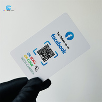 Google Review NFC Tap y QR Code Scan Cards NFC Facebook Card Instagram Nfc Card