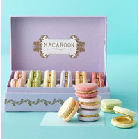 Grand coffret cadeau de macarons, coffret cadeau de macarons pour anniversaire, emballage de cupcakes avec séparateurs, boîtes cadeaux sucrées de luxe
