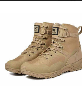TSB4 Philippine Malaysia Panama <b>Brown</b> Mid <b>Boots</b> Breathable and Waterproof <b>Lace</b>-Up Tactical <b>Boots</b> for Hot Weather Winter Season - Product Image 6
