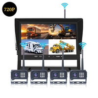 10.1 pouces 4CH IPS écran voiture DVR enregistreur GPS ADAS DMS BSD caméra sans fil 4G WIFI Split Monitor MDVR