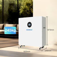 Batterie de stockage d'énergie domestique VoltaNest Mobile Split Stackable Hybrid Grid 51.2V 628Ah 32kWh avec BMS intelligent intégré LiFePO4