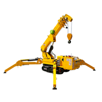 Grue araignée à bras télescopique de 1000 kg de capacité, grue de levage universelle pour divers espaces