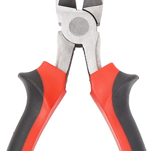 Multi Functional Pliers 6 Inch Chrome Vanadium Steel Slanted Mouth Diagonal Cutting Tool Orange And Black Handle - Product Image 2