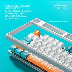 Bán Buôn F2088Pro Cơ Khí RGB Bàn Phím Có Dây Wolf Spider Chơi Game Màu Xanh Red & Brown Thiết Bị Chuyển Mạch Anh Ngôn Ngữ - Product Image 2