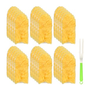 Recharges de <span class=keywords><strong>plumeau</strong></span> à 360 ° pour <span class=keywords><strong>Swiffer</strong></span> Duster 30 pièces 1 poignée plumeaux multi-surfaces avec 4X microfibre efficace nettoyage à domicile des poils d'animaux - Product Image 1