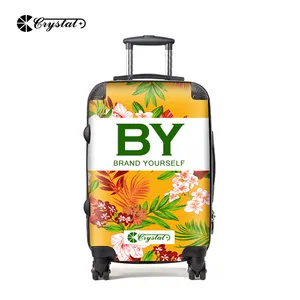 Customized design ABS+PC luggage suitcase new design trolley luggage