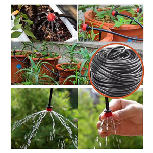 Kit d'irrigation goutte à goutte automatique en PVC de haute qualité pour jardin, émetteurs goutteurs 4/7mm - Product Image 2