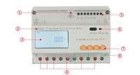 Medidor de Energía Trifásico Acrel DTSD1352 RS485 (MODBUS-RTU/Infrarrojos) Precisión 0.5s 380V Garantía de 2 Años Montaje en Riel DIN para Fábrica Solar