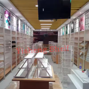 Nhà Máy Giá Thấp Thép Made Thiết Kế Mới Tùy Chỉnh Bằng Gỗ Kim Loại Miniso Cửa Hàng Hiển Thị Giá Cửa Hàng Trang Sức Phụ Kiện Kệ - Product Image 3