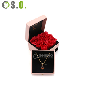 Boîte à fleurs de rose de luxe Shero, haut de gamme, pour la Saint-Valentin, couleur et taille personnalisées pour un cadeau romantique - Product Image 4