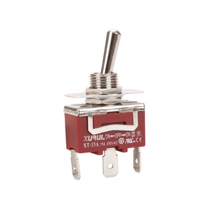 UL CUL ROHS KC CE Approved 10A 125V Momentary <b>Toggle</b> Switch 110V Mini Electrical <b>Toggle</b> Switch - Product Image 1