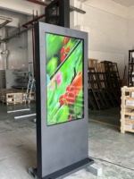 Pantalla LCD Táctil Exterior Impermeable IP65 de 55 Pulgadas, Pantalla Publicitaria Digital Android, Tótem Kiosco