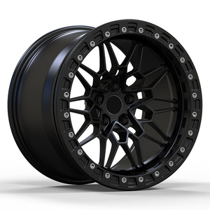 Rines Deportivos Personalizados de 17-22 Pulgadas, Pulidos y Fresados, con Sistema Beadlock, 5x112 5x120, Compatibles con Clase <span class=keywords><strong>E</strong></span>, S4, <span class=keywords><strong>BMW</strong></span> 320i, 330i, Rines Forjados Personalizados - Product Image 6