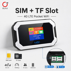 ผู้จัดจำหน่ายขายส่ง MT80 มินิ 4G โมบายไวไฟเราเตอร์ แบตเตอรี่ 3000mAh พ็อกเก็ตฮอตสปอต จอ LCD พกพาสะดวก เชื่อถือได้ 4G LTE Cat4 - Product Image 5