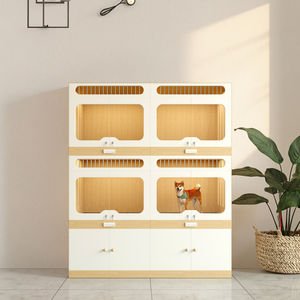 Caseta para <span class=keywords><strong>Perros</strong></span> de Interior Comercial con Estructura de Madera, Jaula Grande para <span class=keywords><strong>Perros</strong></span>, Adecuada para Hoteles para Mascotas, Pensiones Caninas y Casetas - Product Image 6