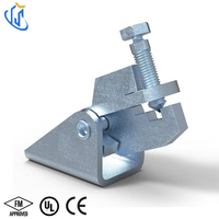 Support triangulaire en acier au carbone galvanisé argenté pour structure de tuyauterie sismique FM CE TT10, anti-tremblement de terre