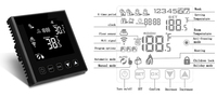 Smart Home Elektronische Geräte Intelligenter Thermostat mit WLAN Modernes Design für Hotel & Krankenhaus 5+2/6+1/7-Tage-Programmierung