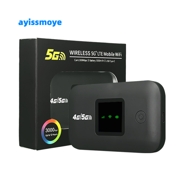 Portable 4G LTE Router 150mbps Speed Mini Outdoor Hotspot 3000mAh Sim Card Slot Wireless Wifi Pocket Modem Repeater Category