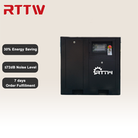 Compresseur d'air industriel monophasé 220V 60Hz silencieux de type PM VFD 10hp 8bar fabriqué en Chine pour les petites ateliers