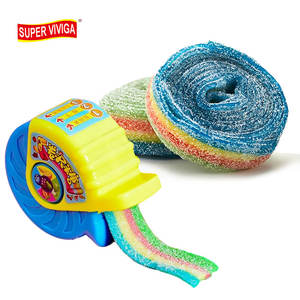 Bandes <span class=keywords><strong>de</strong></span> bonbons gélifiés acidulés certifiées Halal, <span class=keywords><strong>prix</strong></span> usine, emballage personnalisable OEM, approvisionnement en vrac - Product Image 1