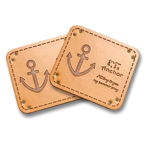 Parche de cuero falso en relieve 3D personalizado flor corazón etiquetas cosidas para sombrero ropa bolsa alternativa económica para la moda - Product Image 1