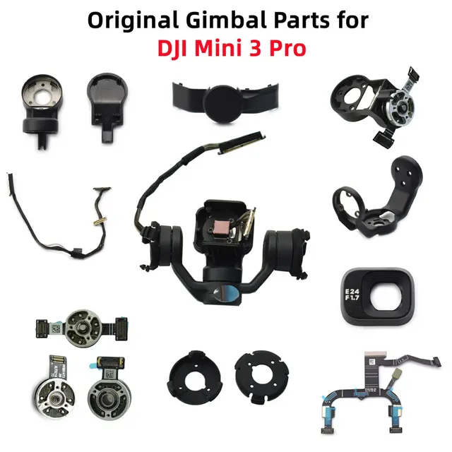 Original Plastic Gimbal Parts for Mini 3 Pro Drones Accessories-Gimbal Housing Camera Lens PTZ Signal Cable Yaw/Roll Motor