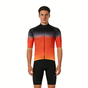 ชุดปั่นจักรยานแบบมืออาชีพ ระบายอากาศได้ดี แห้งเร็ว น้ำหนักเบา ซับเหงื่อ ลายพิมพ์ศิลปะพร้อมโลโก้สั่งทำได้  แบบ unisex สีสันตัดกัน - Product Image 5