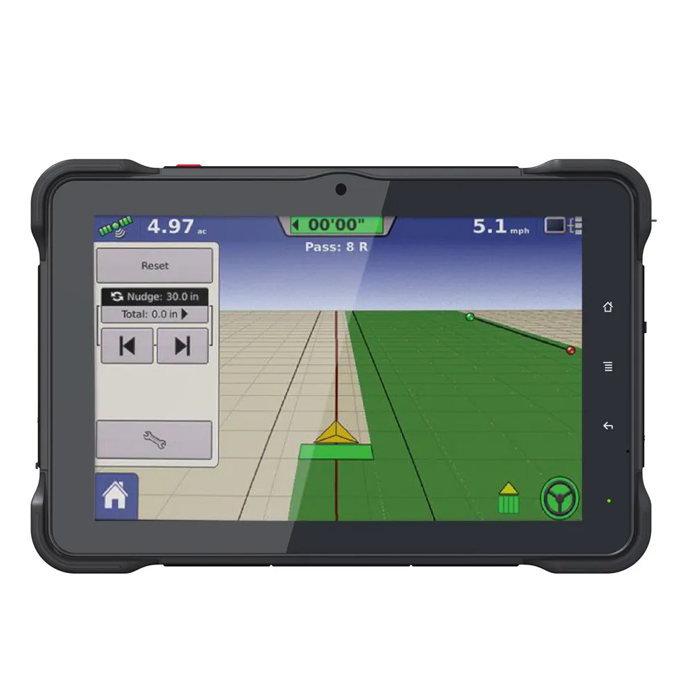 10.1 인치 대형 컬러 고휘도 농업 디스플레이 ISOBUS 프로토콜 GPS 3G/4G 모뎀 견고한 방수 태블릿 PC