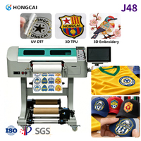 Machine UV 3D A3 30cm 3200HD, imprimante d'autocollants UV 3D en TPU, machine d'impression de logo en relief 3D, machine d'impression par broderie pour t-shirts et vêtements