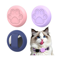Housse de protection pour traceur GPS pour collier de chat compatible avec la fonction Localiser d'Apple pour une localisation intelligente anti-perte