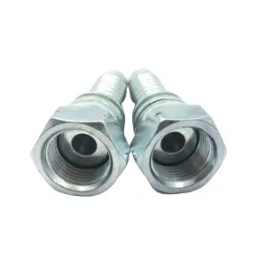 high quality bsp flat seal hydraulic female hose crimp fittings connector